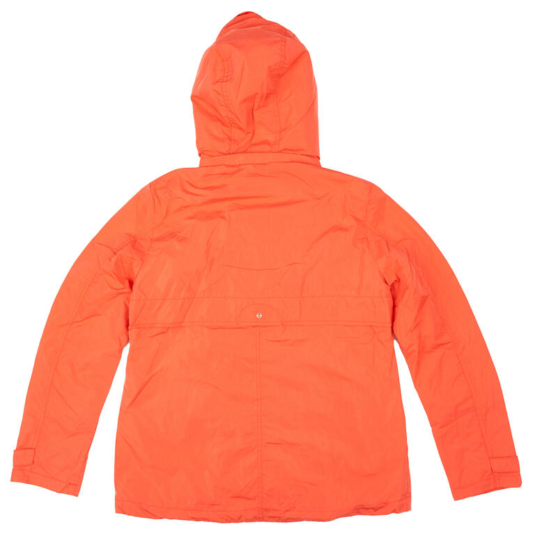 🔸 Parka Coral Lisa con Capucha Extraíble