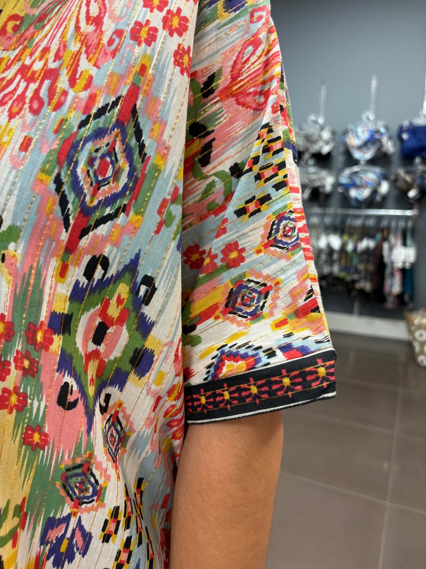 🌺 Vestido Estampado Boho Multicolor