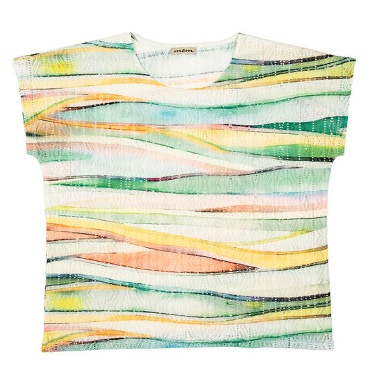 🌈 Camiseta Calada en Tonos Ácidos