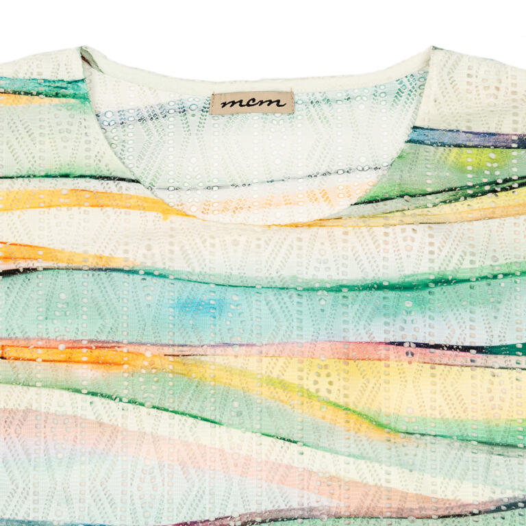 🌈 Camiseta Calada en Tonos Ácidos