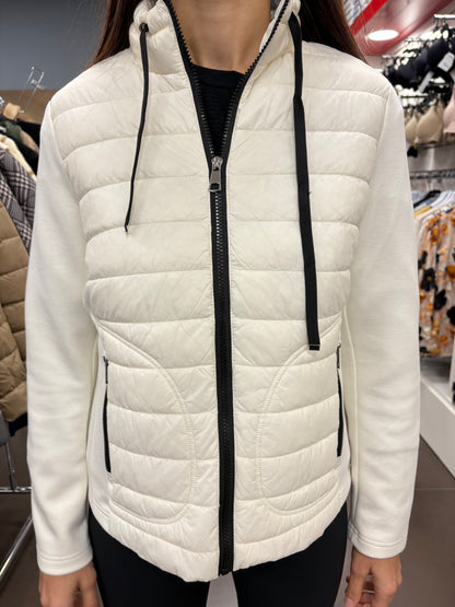 Chaqueta acolchada blanca