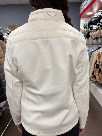 Chaqueta acolchada blanca