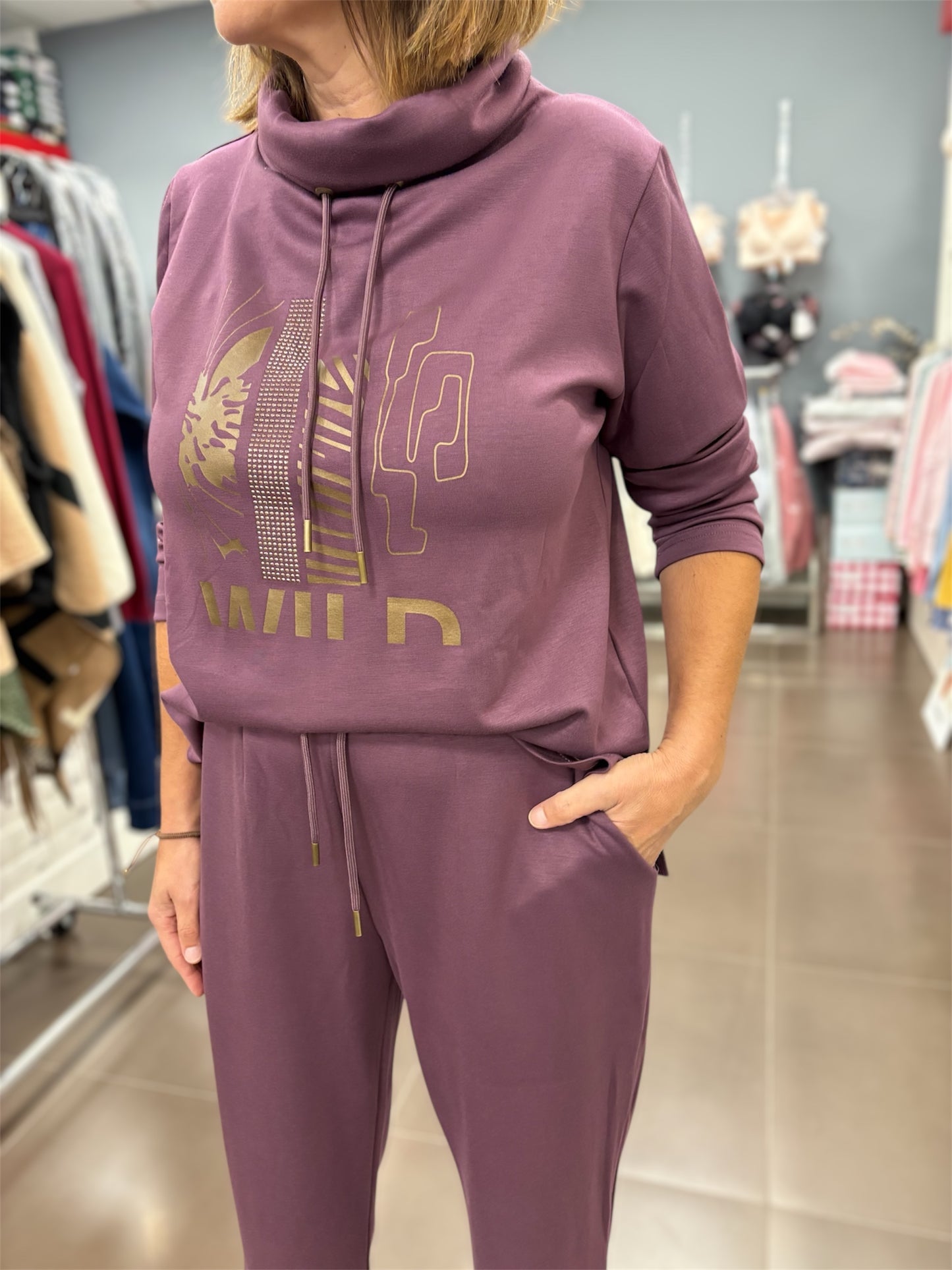 Conjunto “Wild” color ciruela