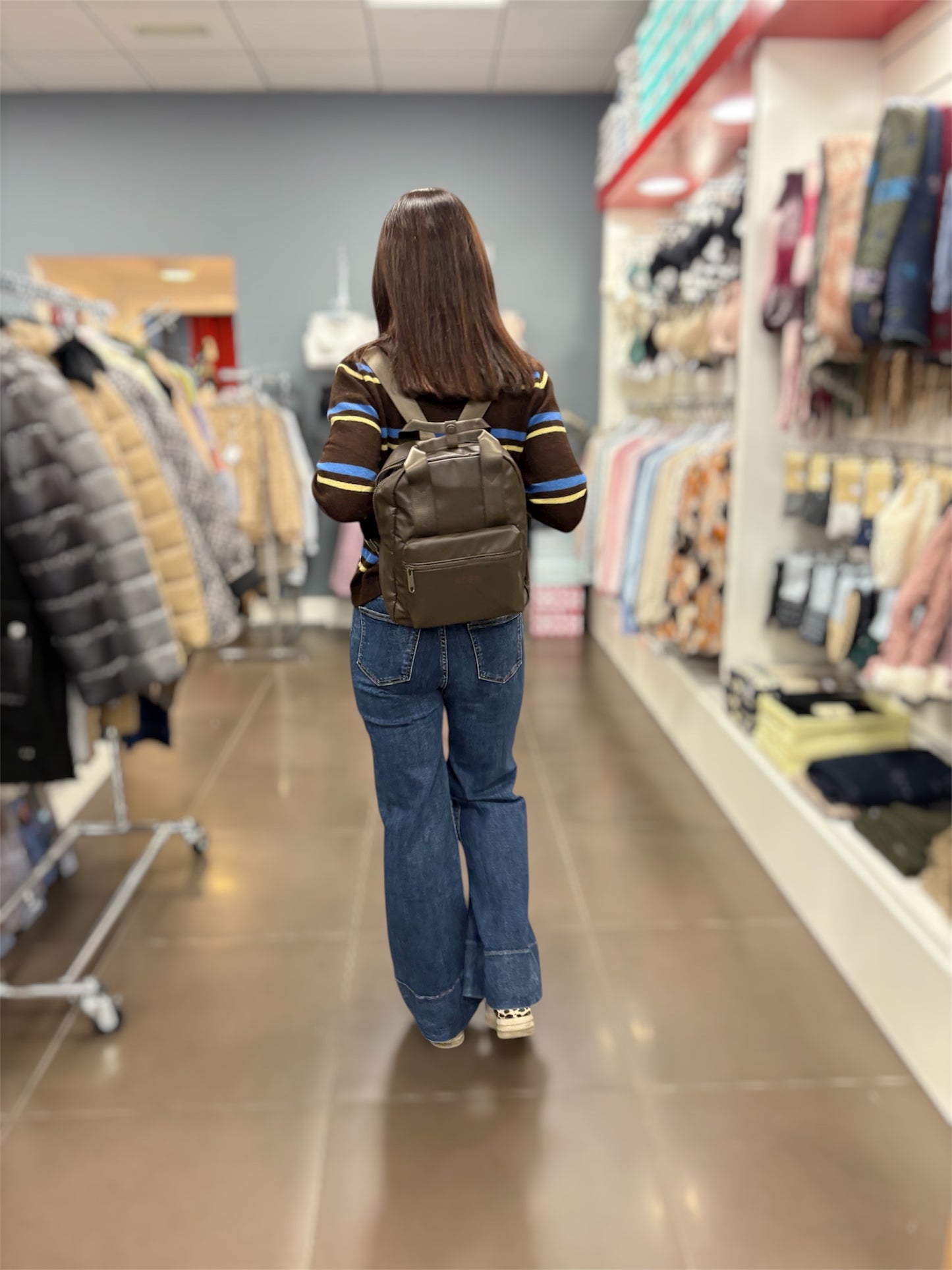 Mochila KCB Square marrón