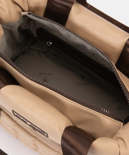 Bolso acolchado beige Pepe Moll