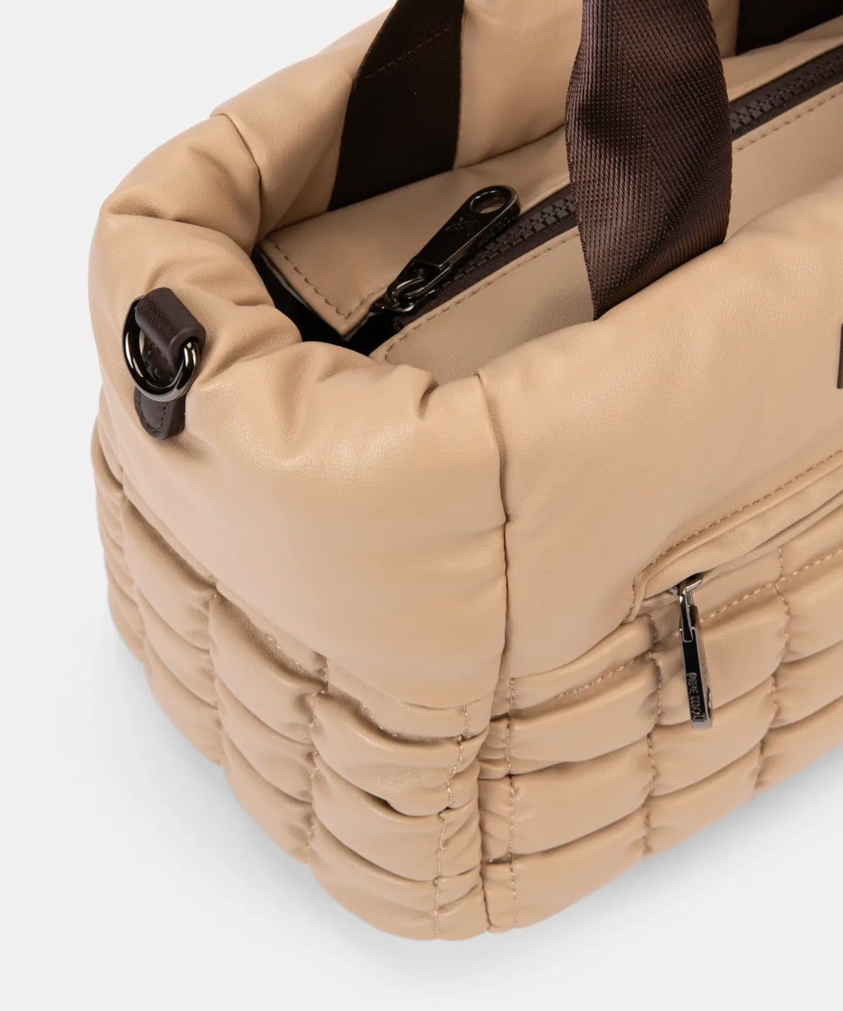 Bolso acolchado beige Pepe Moll