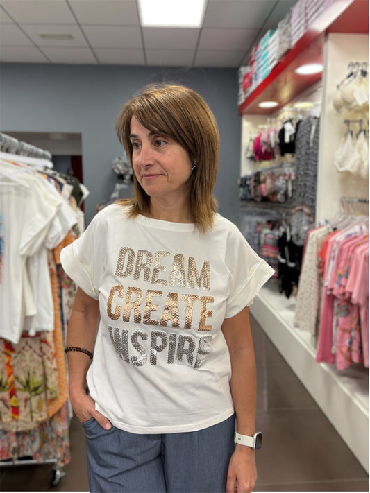 ✨Camiseta "Dream. Create. Inspire."