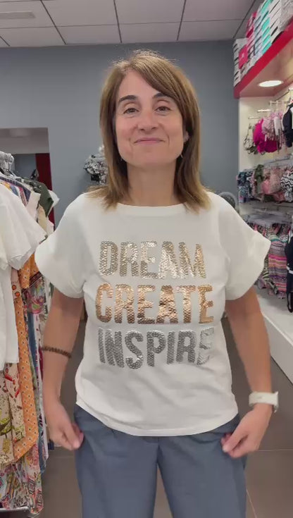 ✨Camiseta "Dream. Create. Inspire."